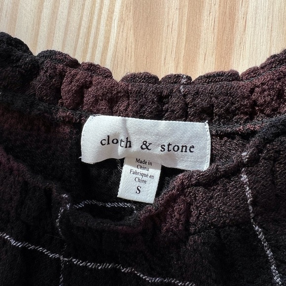 Cloth and Stone plaid blouse - Picture 4 of 5